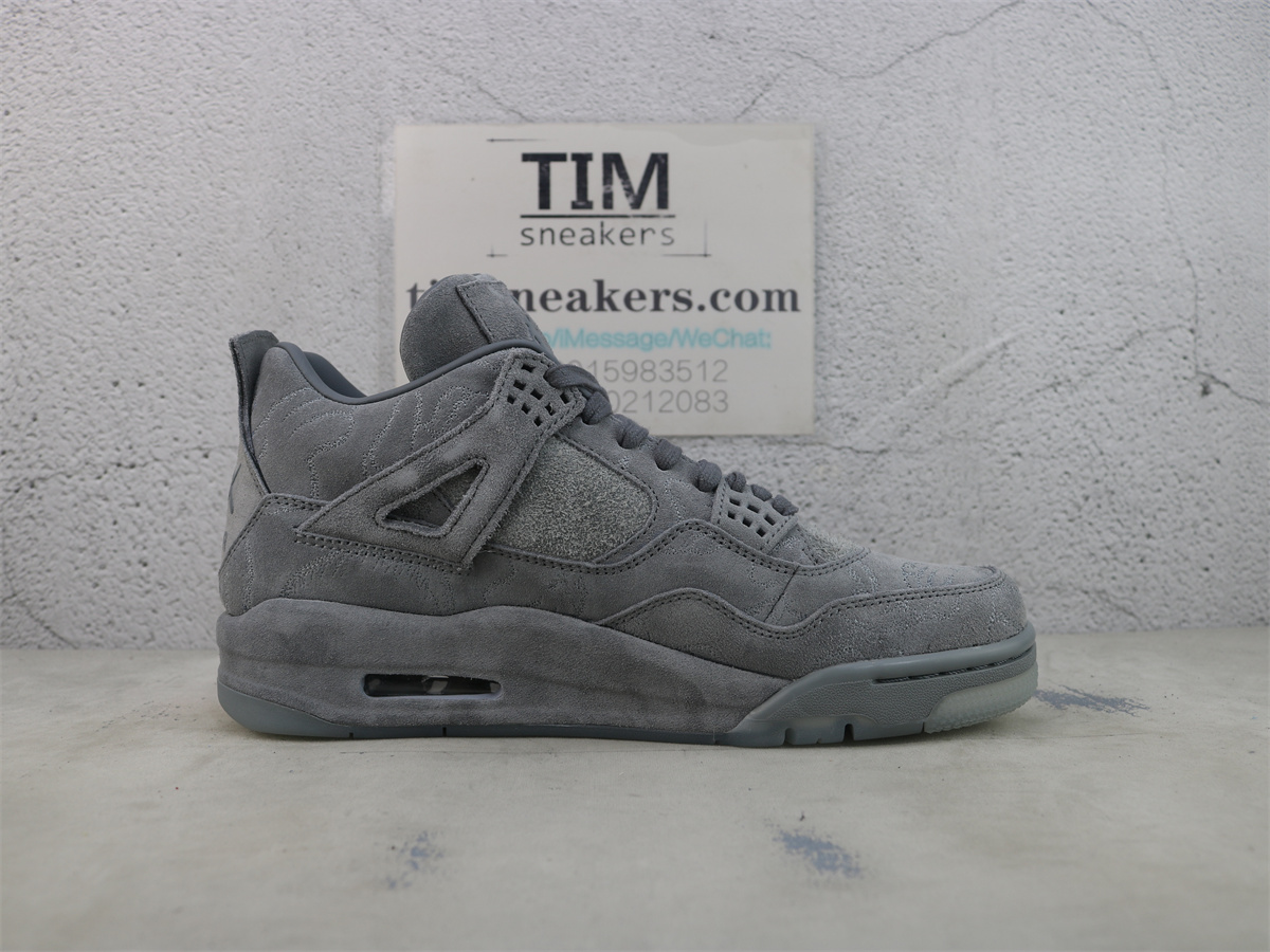 New Batch KAWS x Air Jordan 4 Retro Cool Grey 930155-003